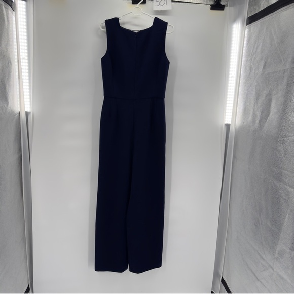 John Anthony navy blue sleeveless jumpsuit size 8 - Picture 5 of 8